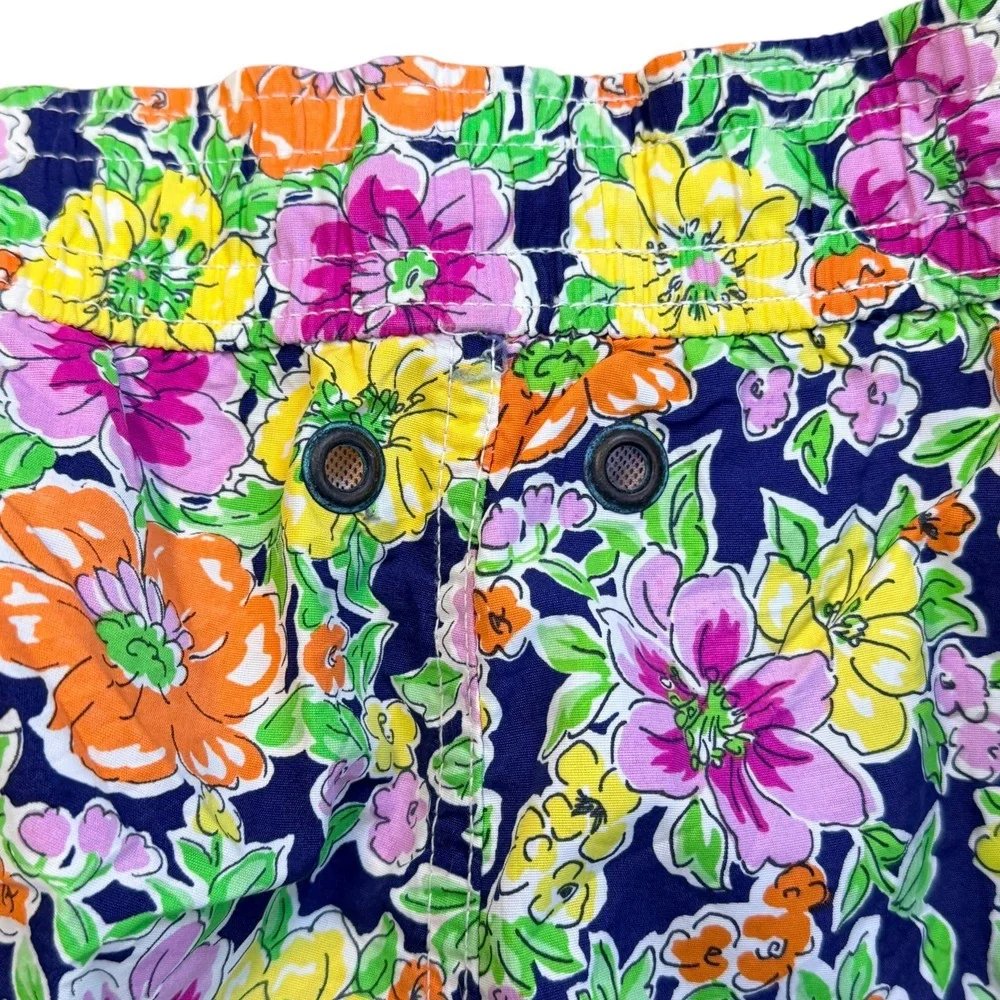 Polo Ralph Lauren Swim Trunks Men XL Multicolor Floral Drawstring Mesh Lining‎